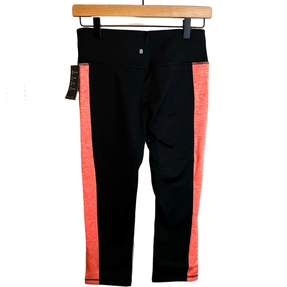 ID Ideology Women's Essentials Colorblocked Cropped Leggings Black Size Small - Picture 4 of 4